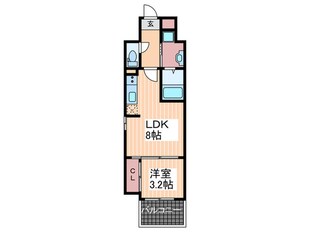 Live Casa土橋の物件間取画像